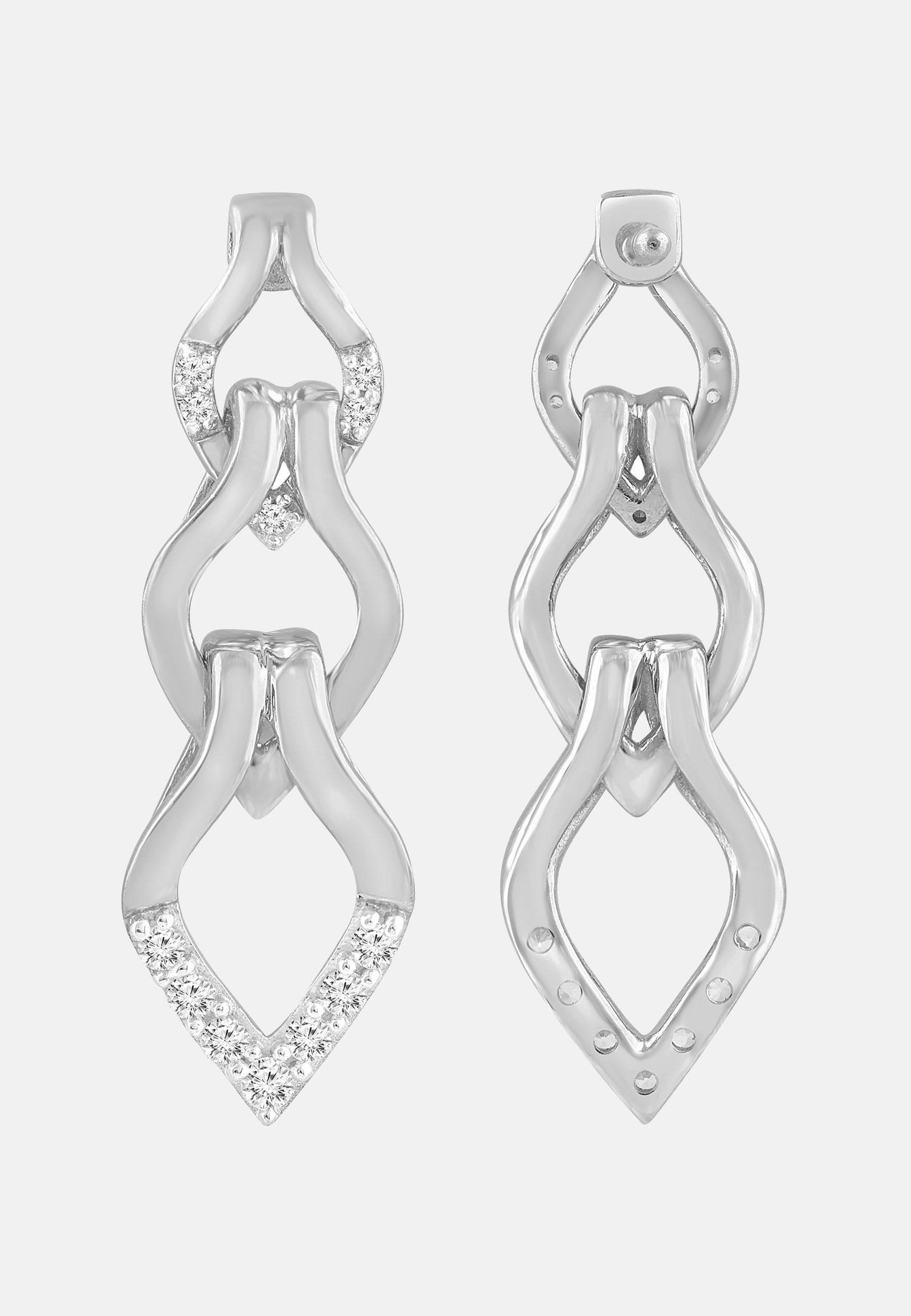 Diamant Exquis Earrings Silver