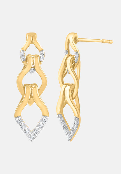 Diamant Exquis Earrings Gold