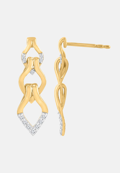 Diamant Exquis Earrings Gold