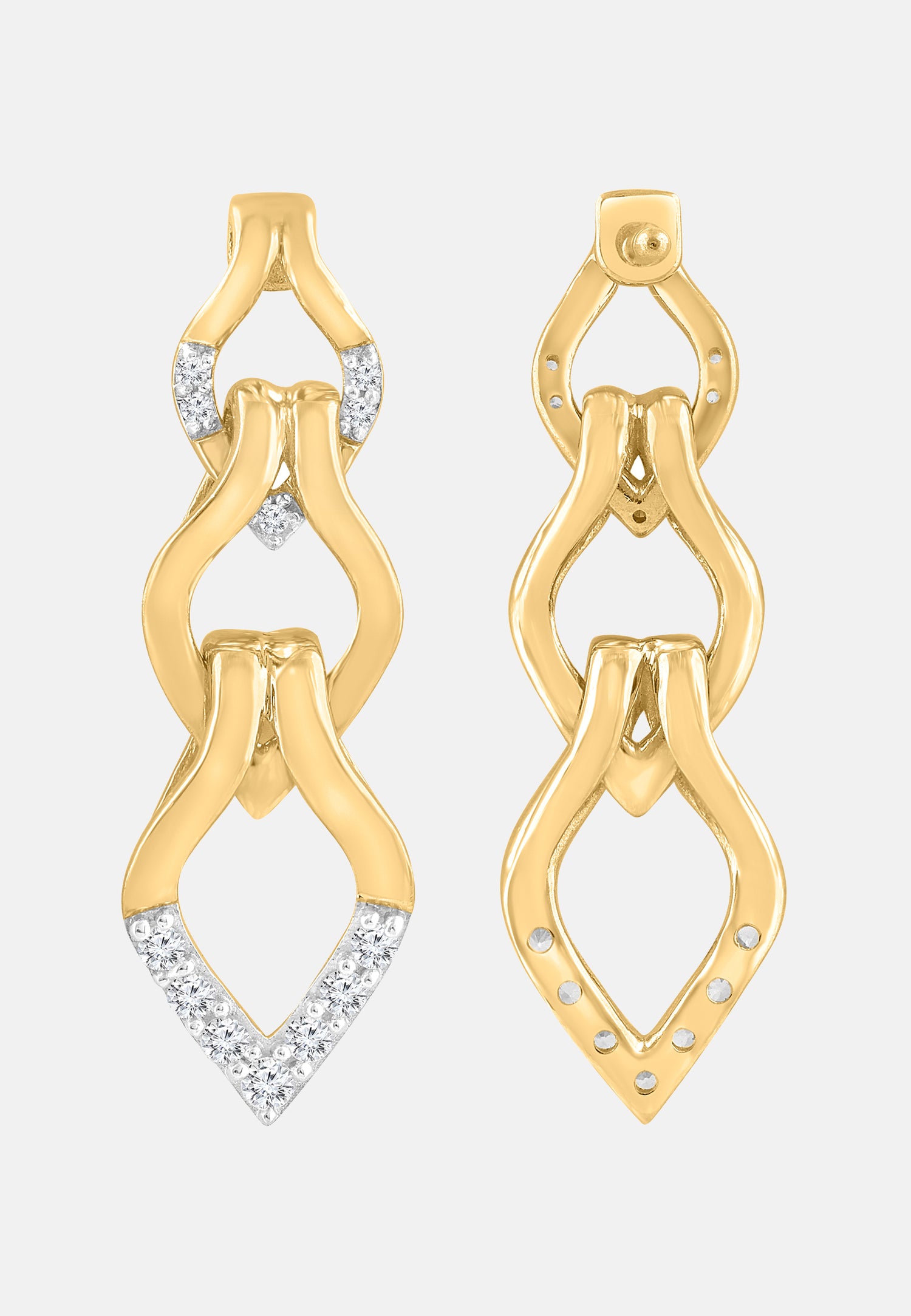 Diamant Exquis Earrings Gold