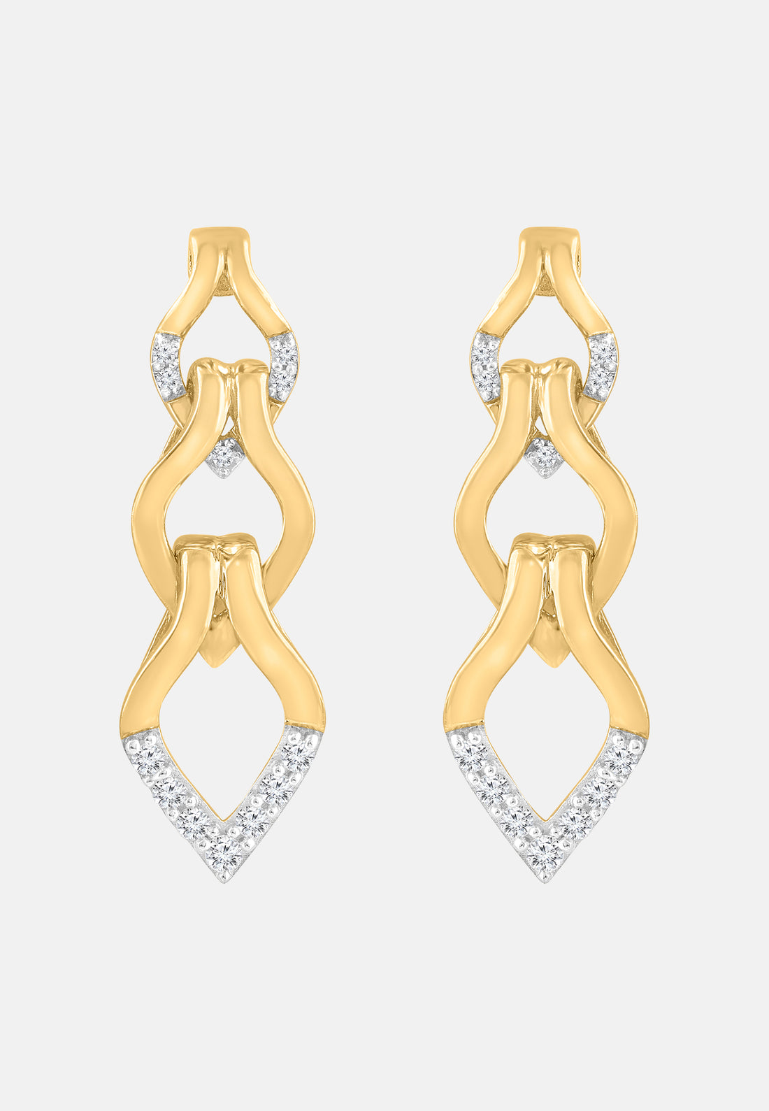Diamant Exquis Earrings Gold