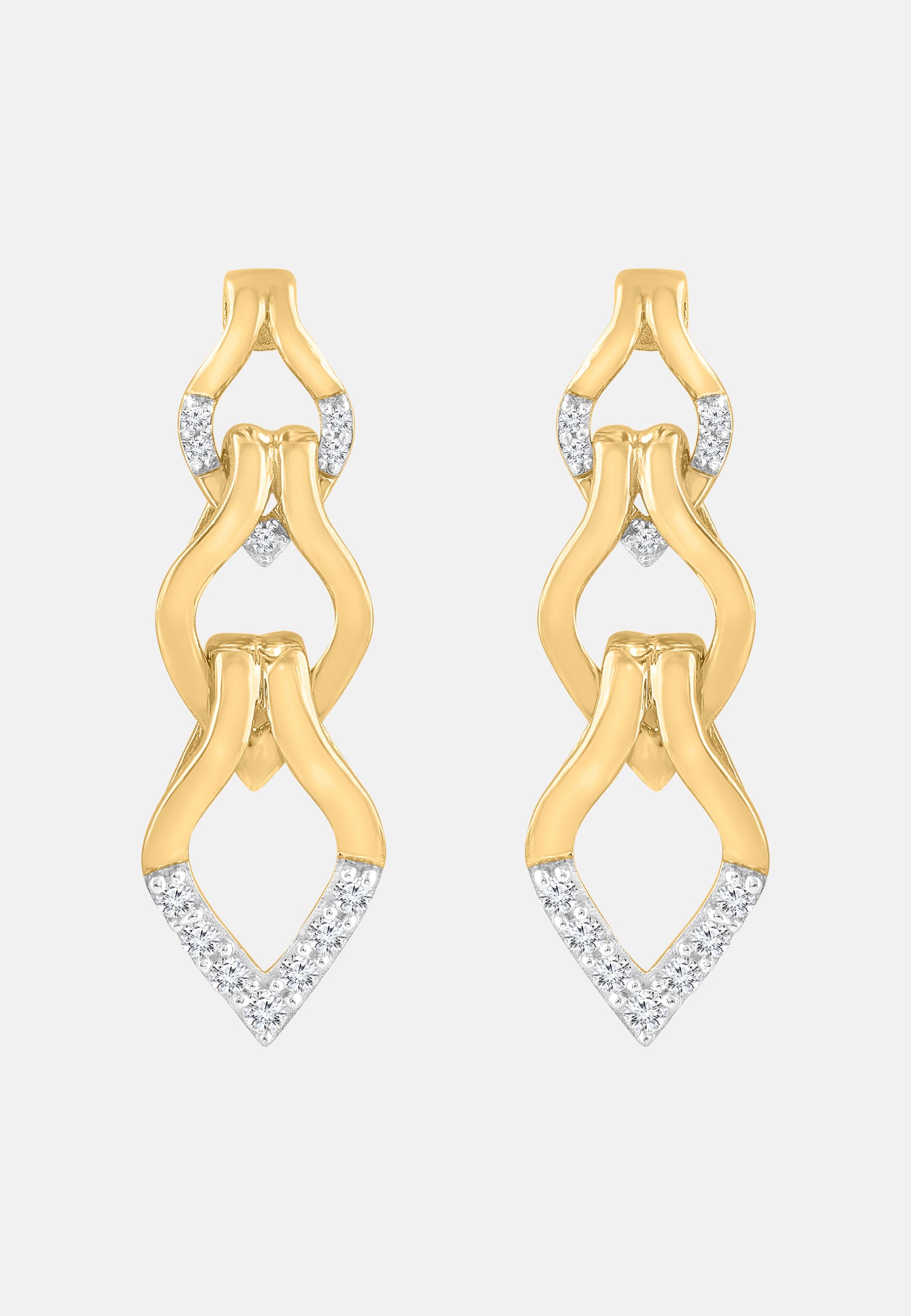 Diamant Exquis Earrings Gold