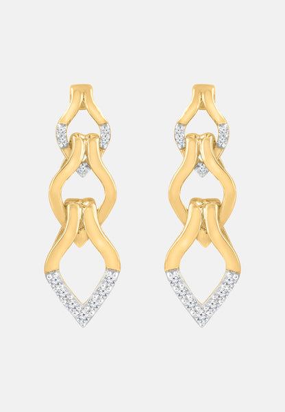 Diamant Exquis Earrings Gold