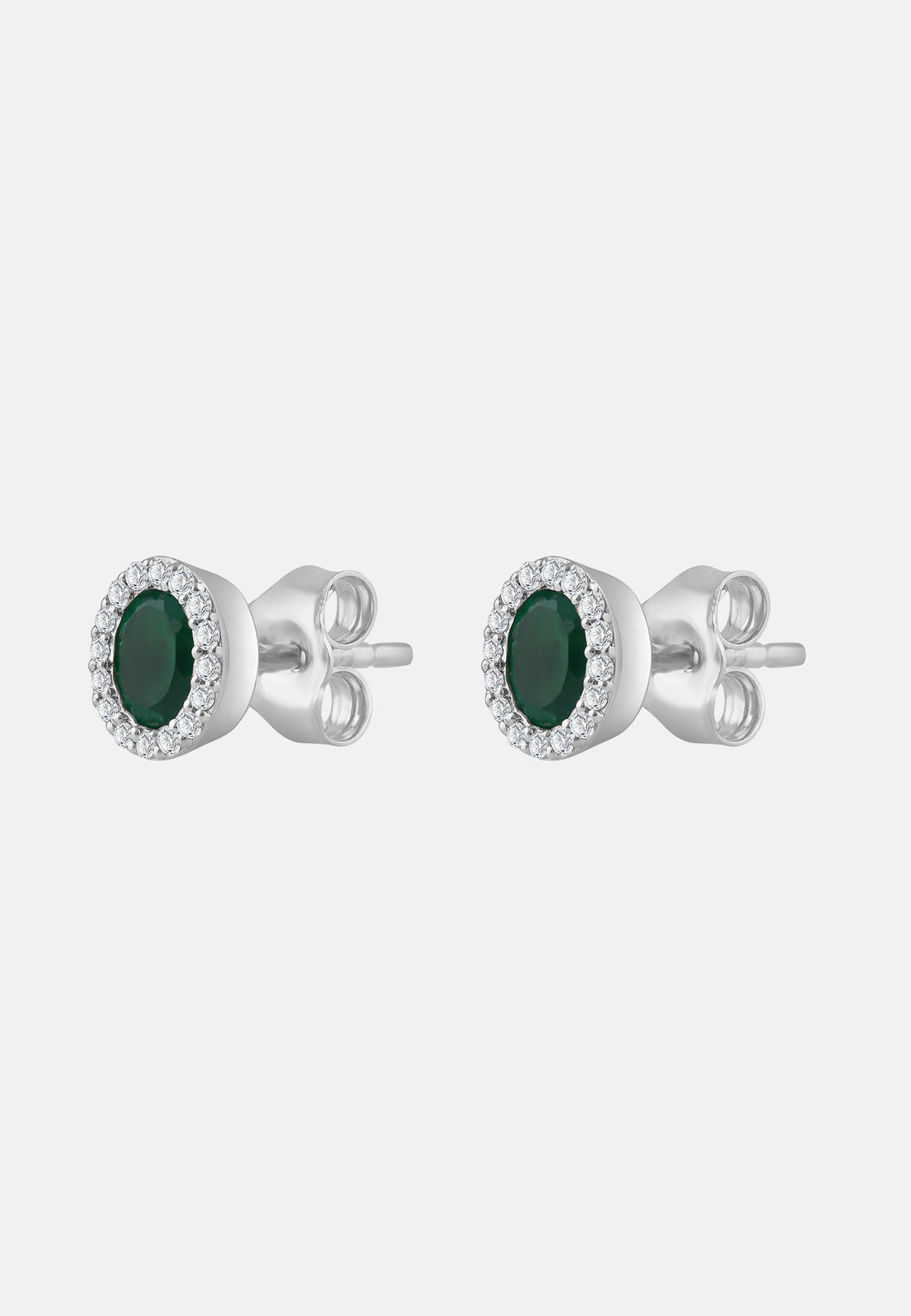Ohrringe aus 375 Gelbgold mit Diamant