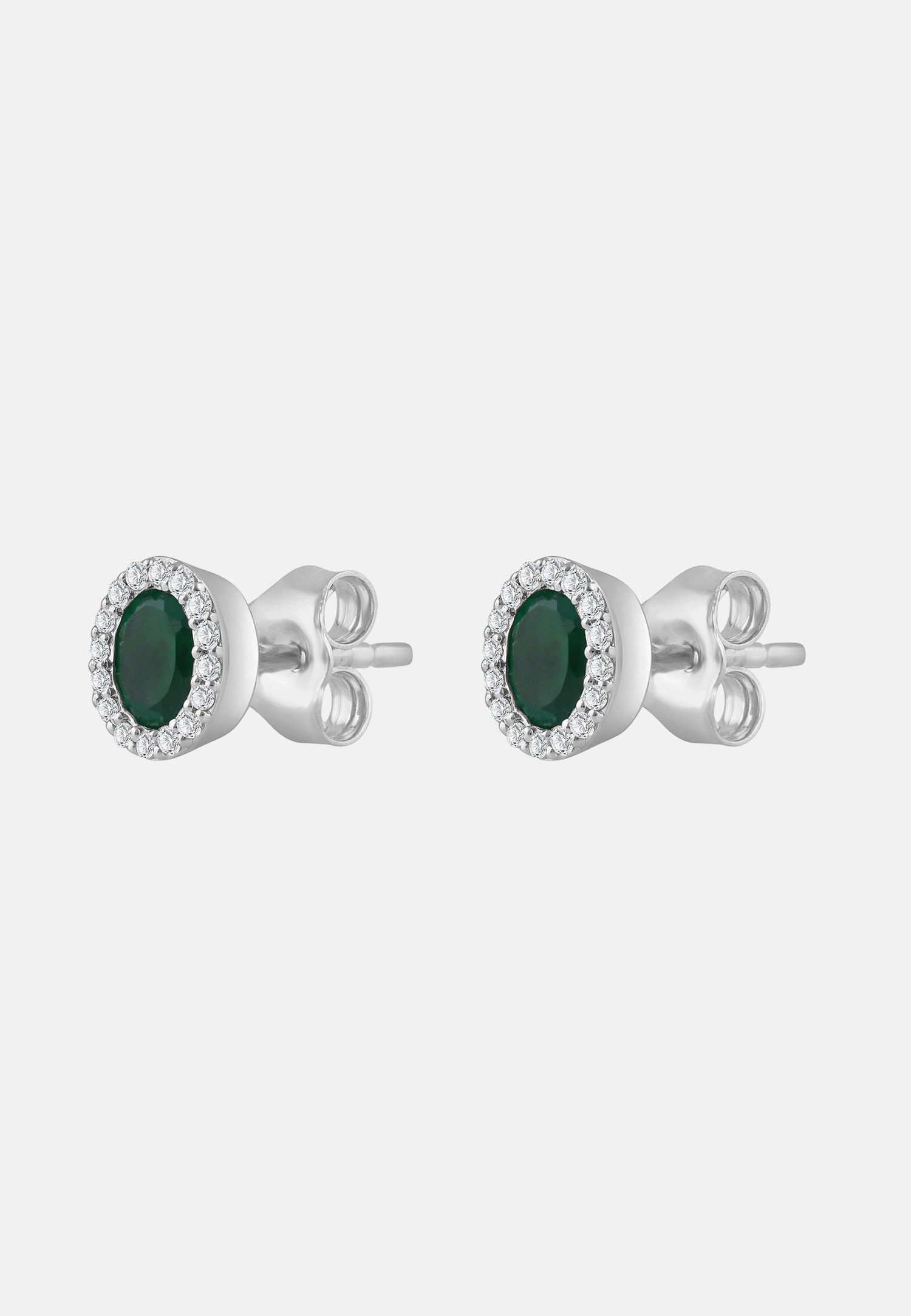 Ohrringe aus 375 Gelbgold mit Diamant