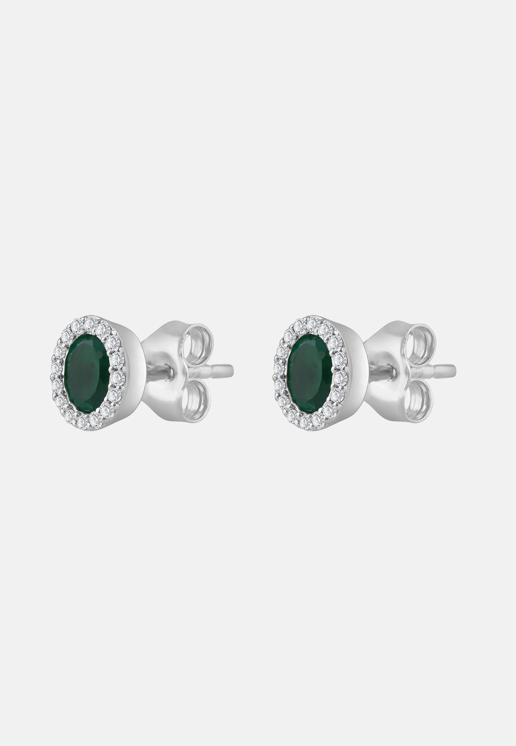 Ohrringe aus 375 Gelbgold mit Diamant