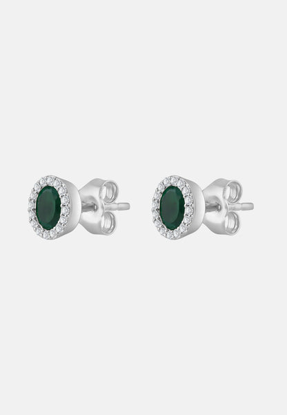 Ohrringe aus 375 Gelbgold mit Diamant