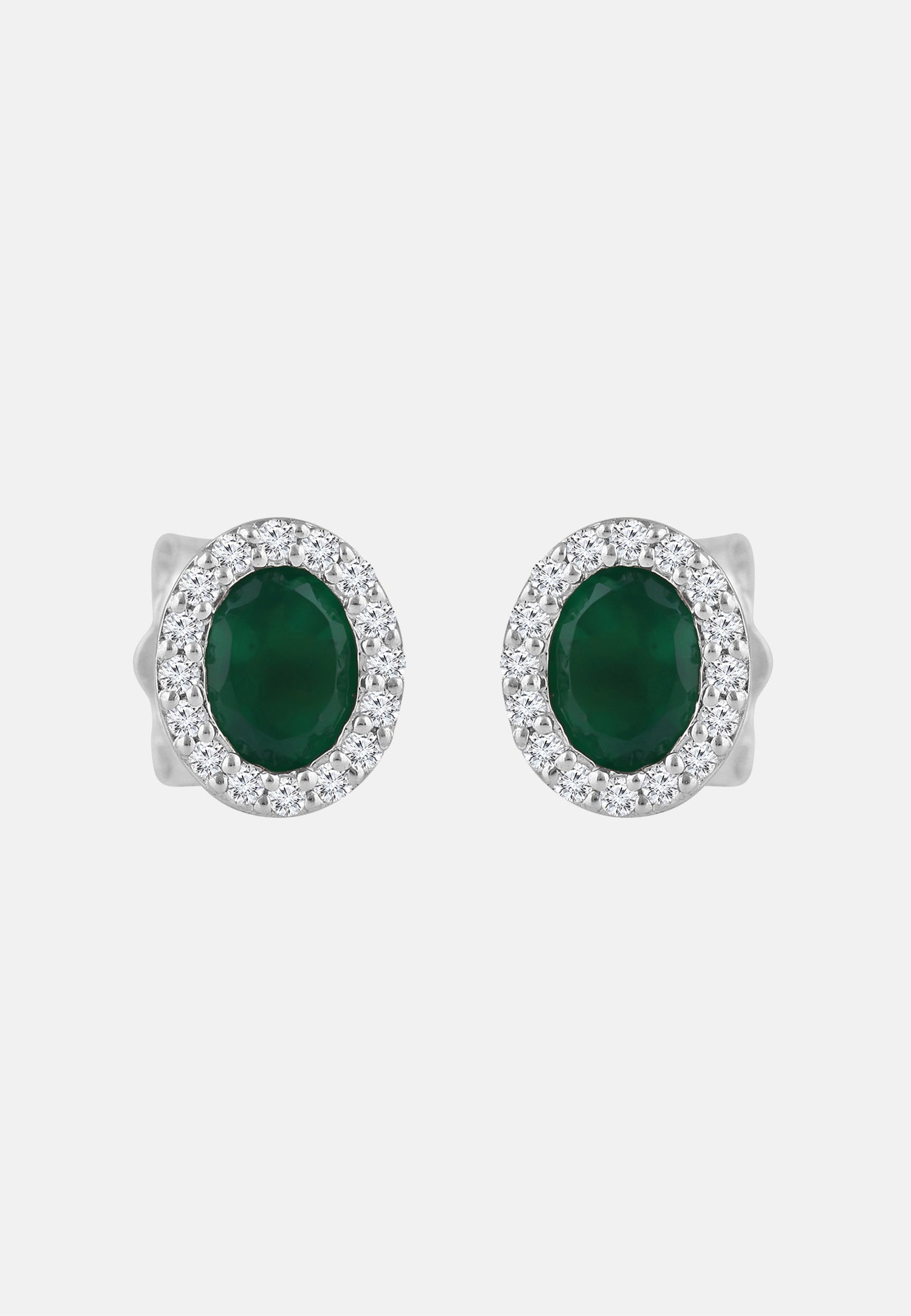 Ohrringe aus 375 Gelbgold mit Diamant