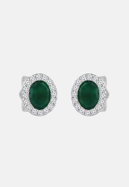 Ohrringe aus 375 Gelbgold mit Diamant
