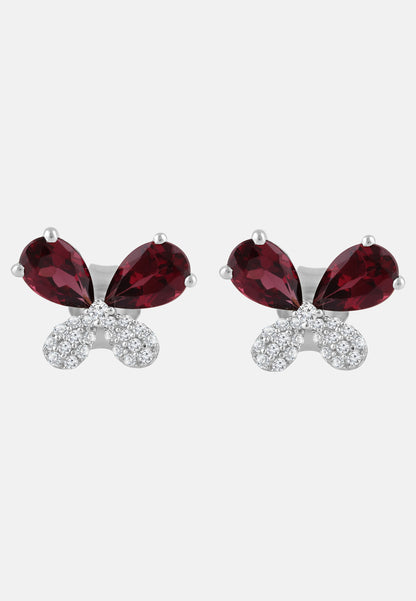 Ohrringe aus 375 Gelbgold mit Diamant
