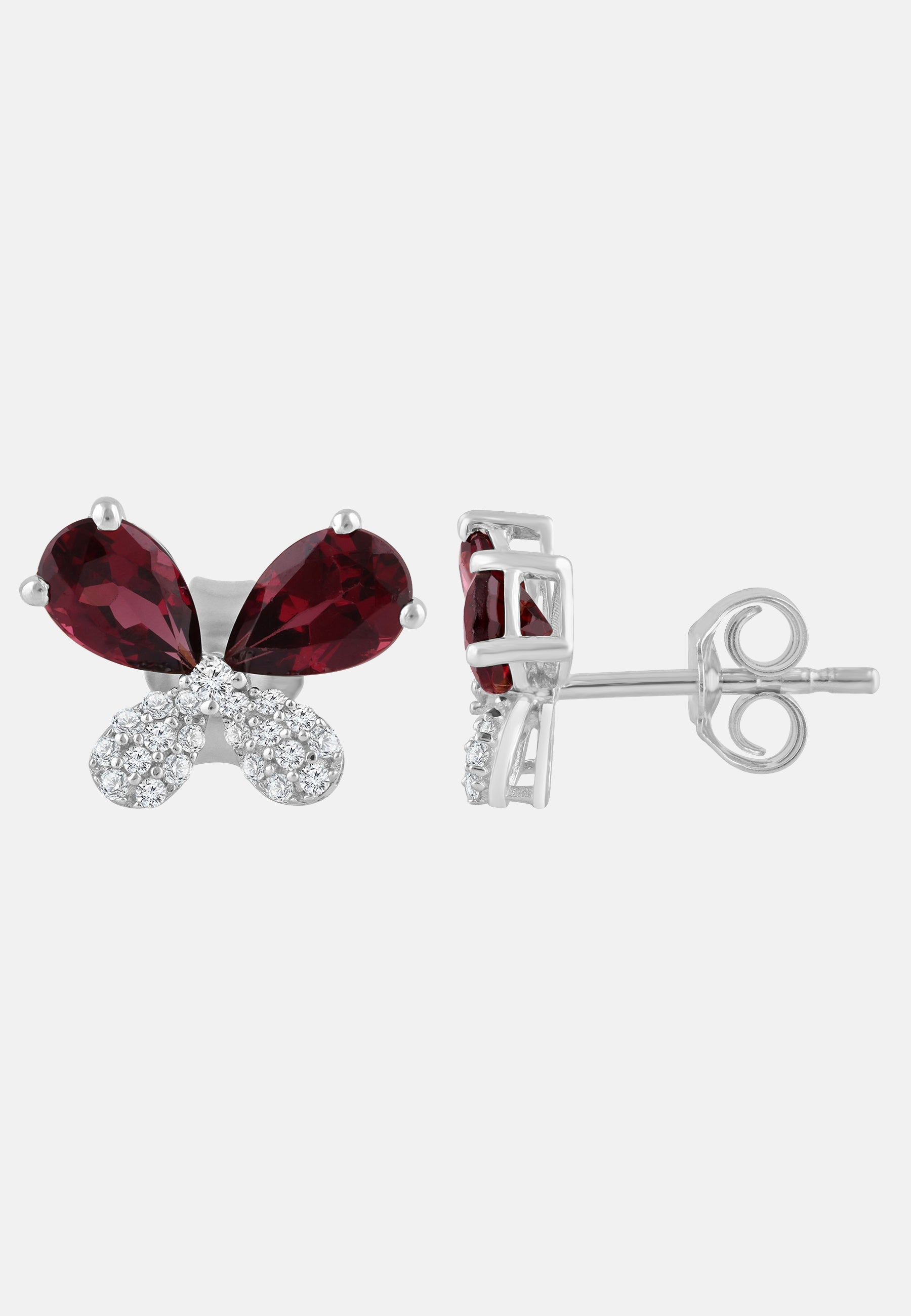 Ohrringe aus 375 Gelbgold mit Diamant