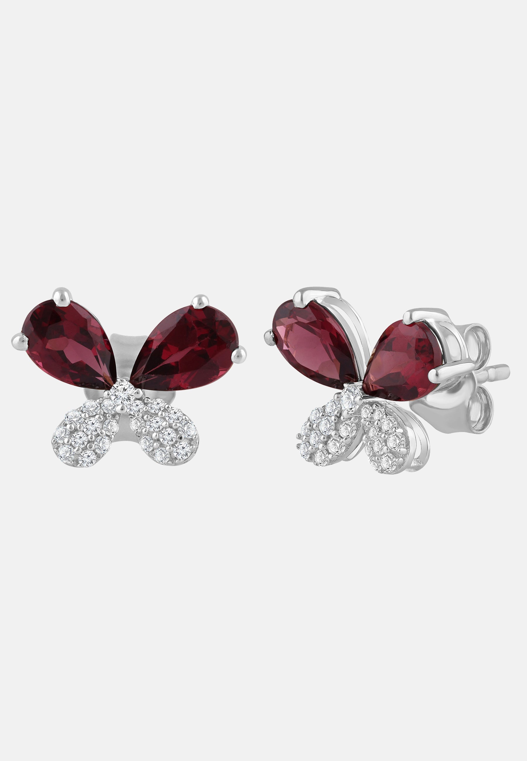 Ohrringe aus 375 Gelbgold mit Diamant