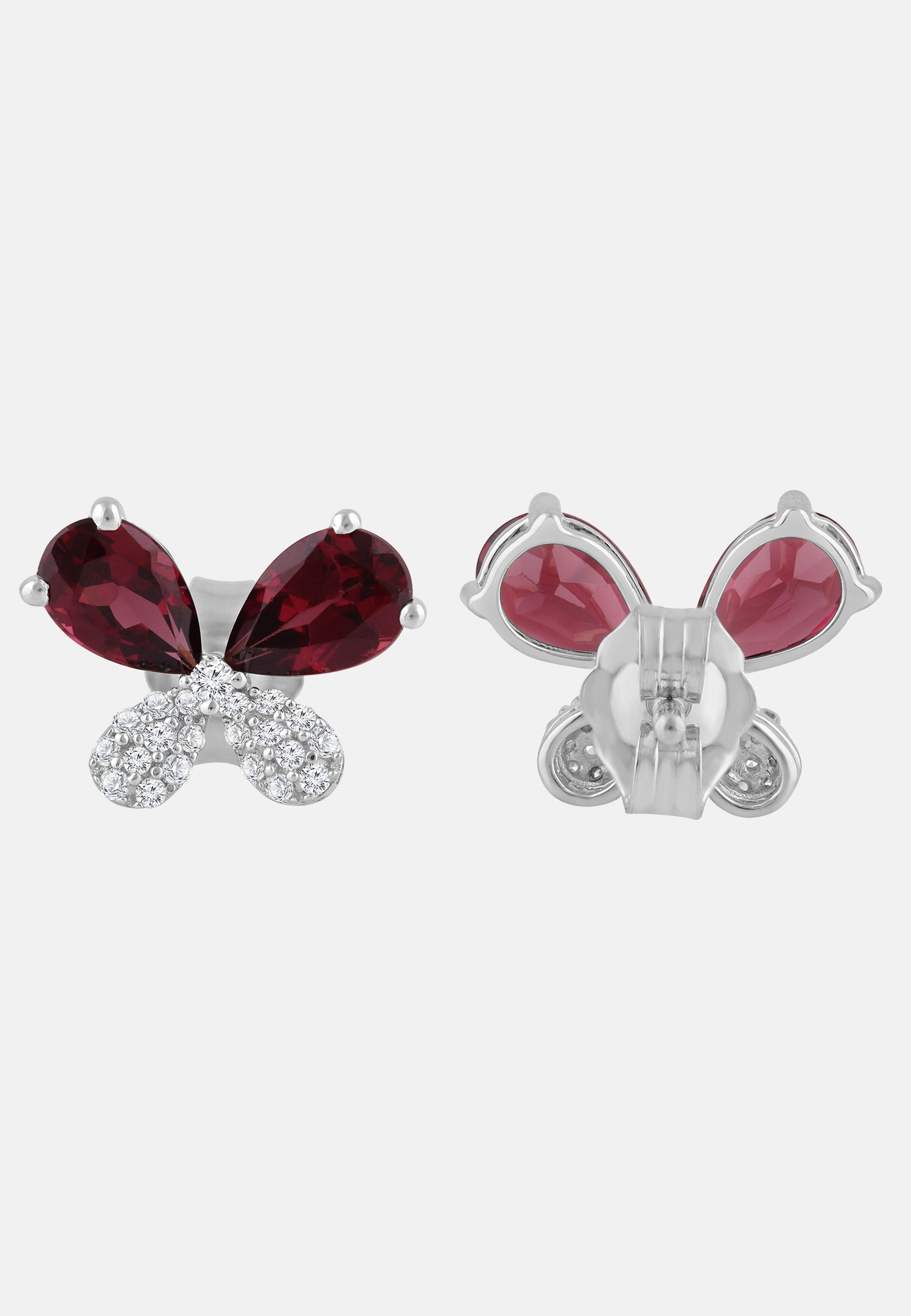 Ohrringe aus 375 Gelbgold mit Diamant