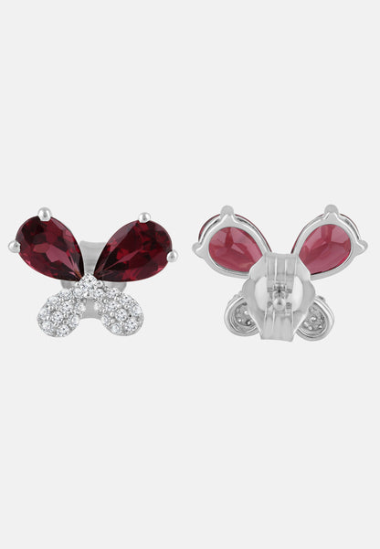 Ohrringe aus 375 Gelbgold mit Diamant