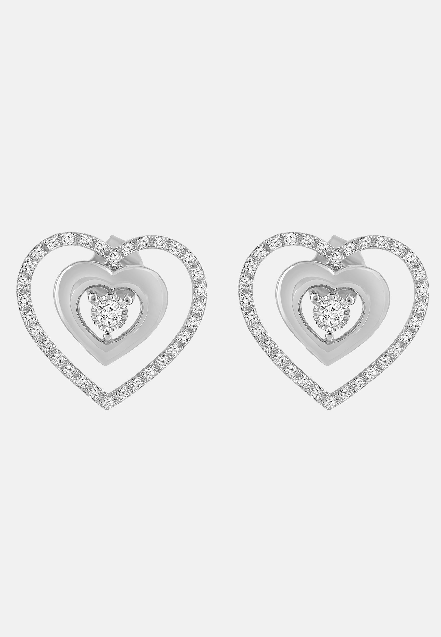 Diamant Exquis Earrings Silver