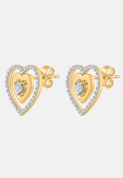 Diamant Exquis Earrings Gold