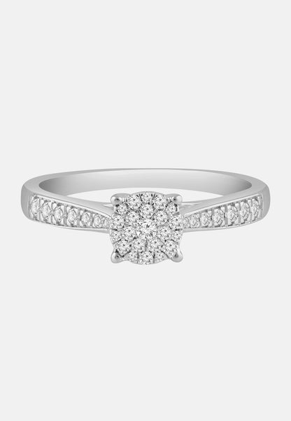 Diamant Exquis Ring Silver