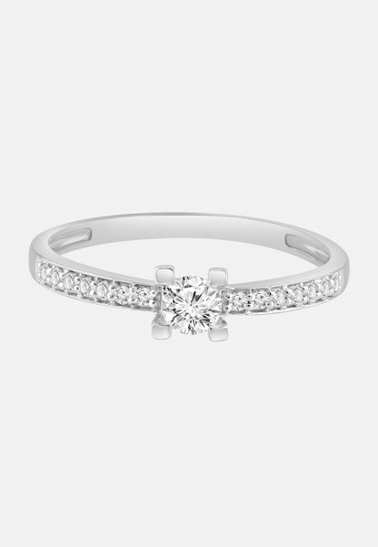 Diamant Exquis Ring Silver