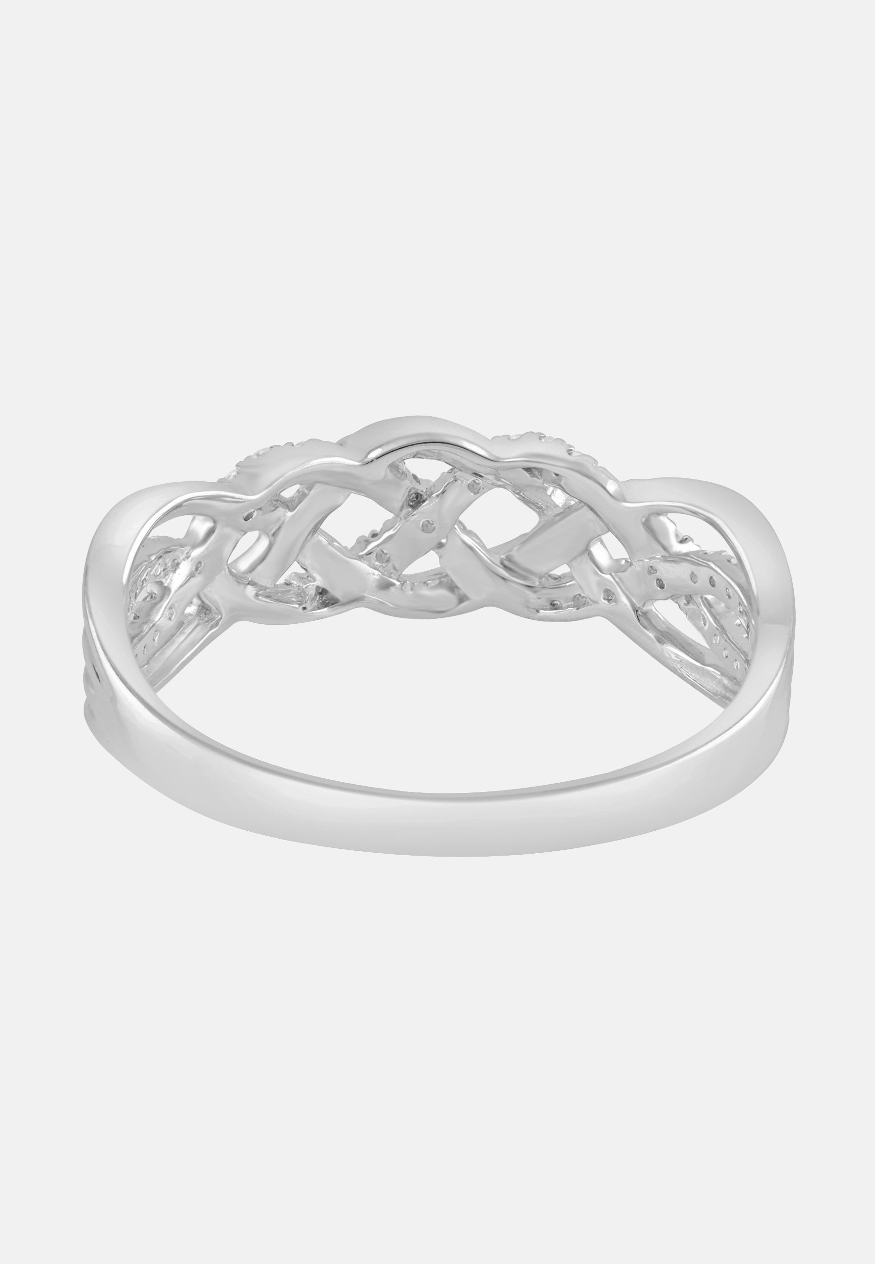 Ring aus 585 Weißgold mit Diamant