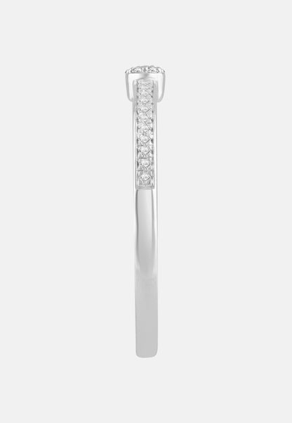 Diamant Exquis Ring Silver
