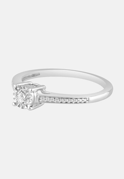 Diamant Exquis Ring Silver
