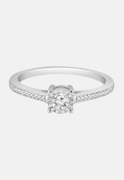 Diamant Exquis Ring Silver