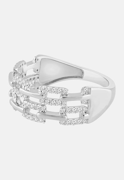 Diamant Exquis Ring Silver