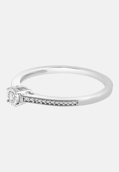 Diamant Exquis Ring Silver