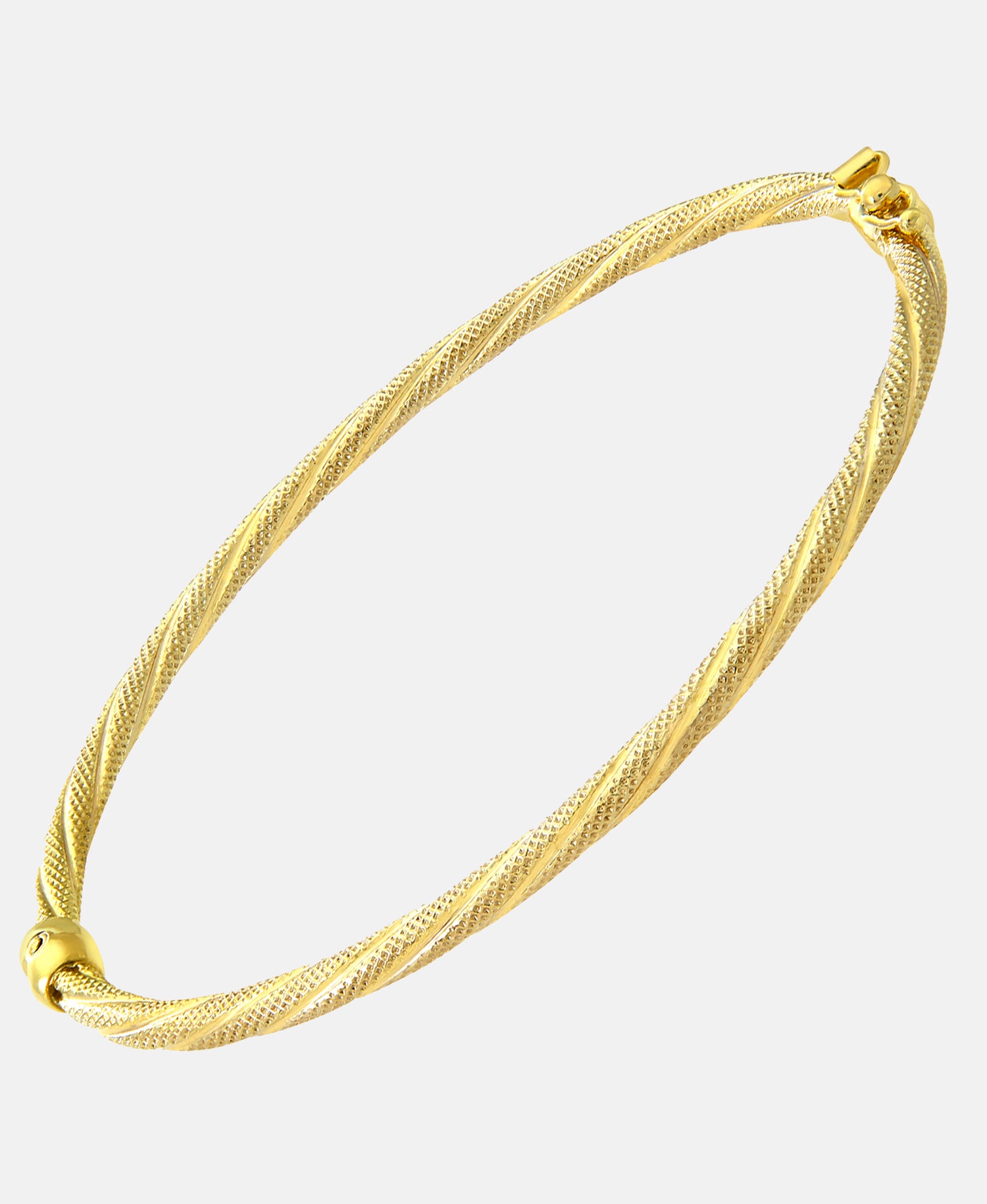 Armreif aus 375 Gelbgold gedreht