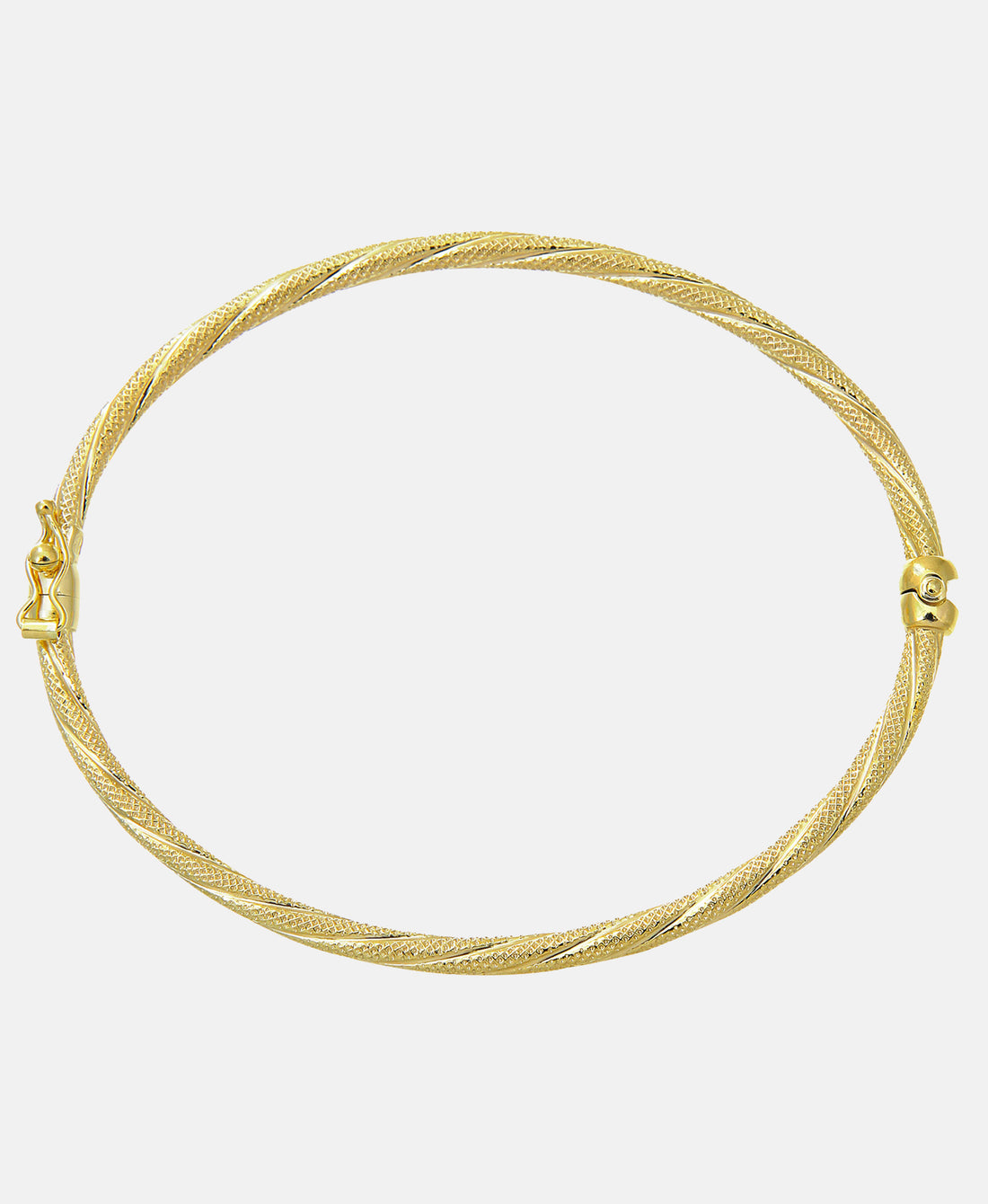 Armreif aus 375 Gelbgold gedreht