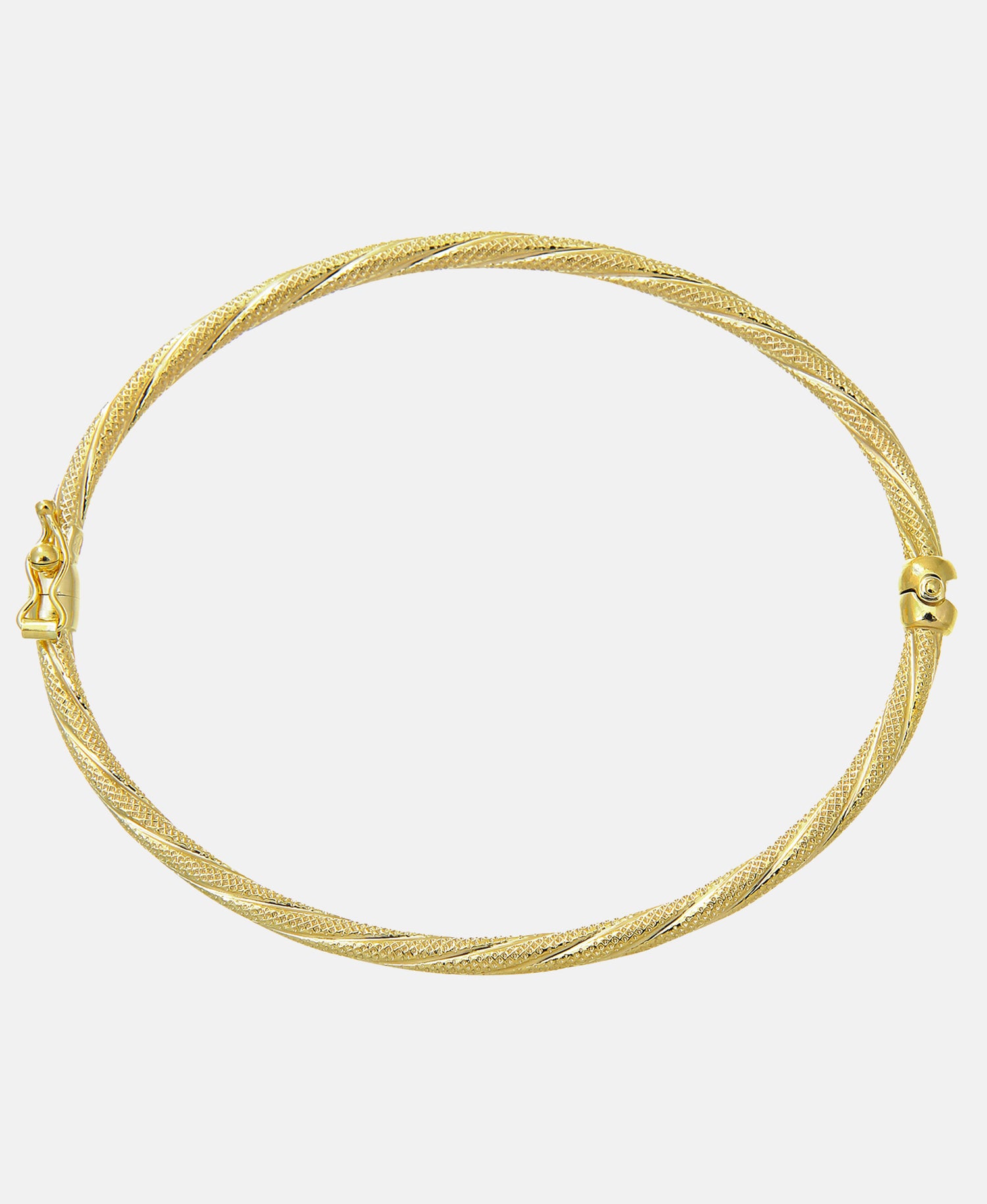 Armreif aus 375 Gelbgold gedreht