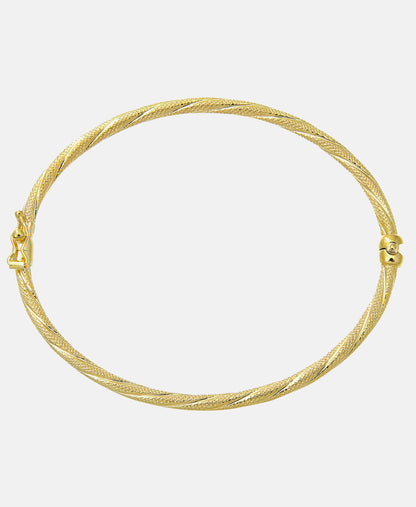 Armreif aus 375 Gelbgold gedreht