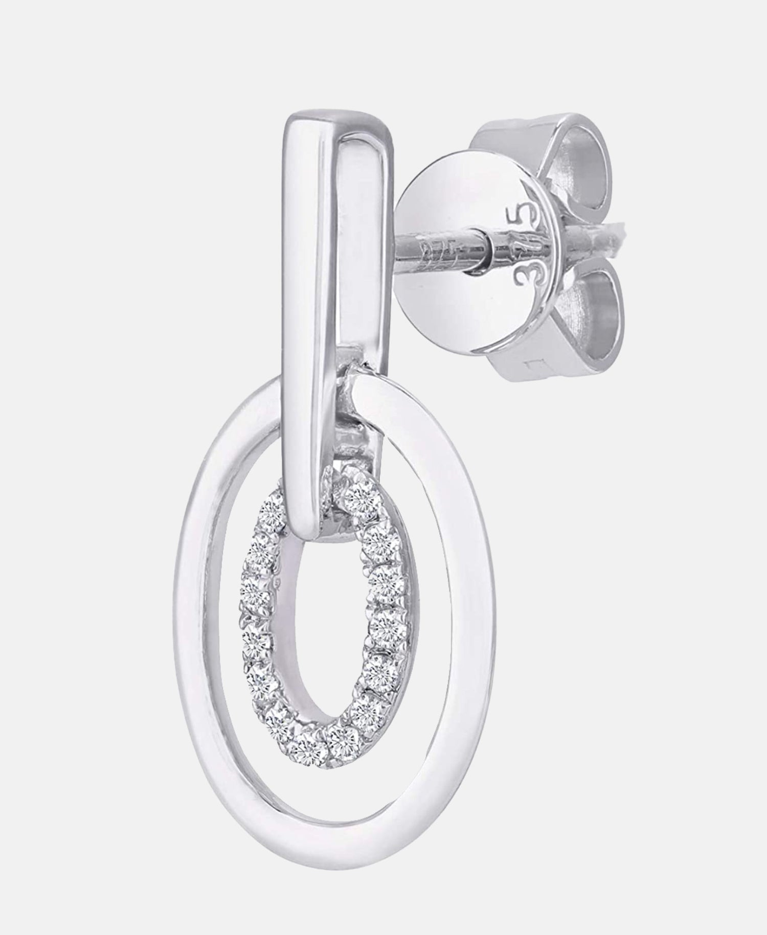 DIAMANT LETERNEL Earrings Silver