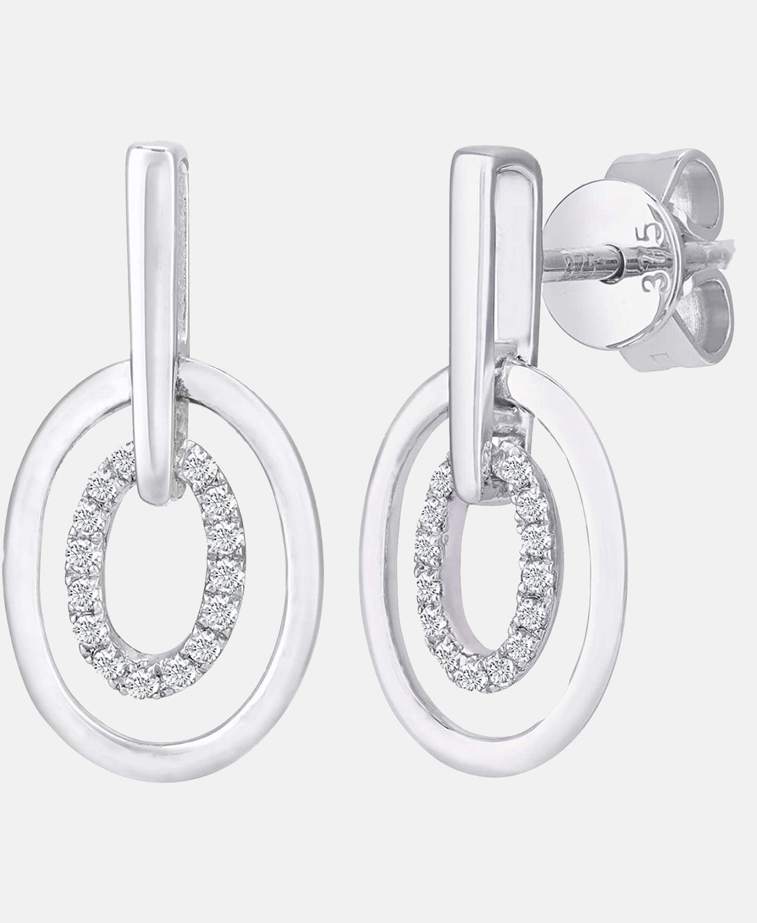 DIAMANT LETERNEL Earrings Silver