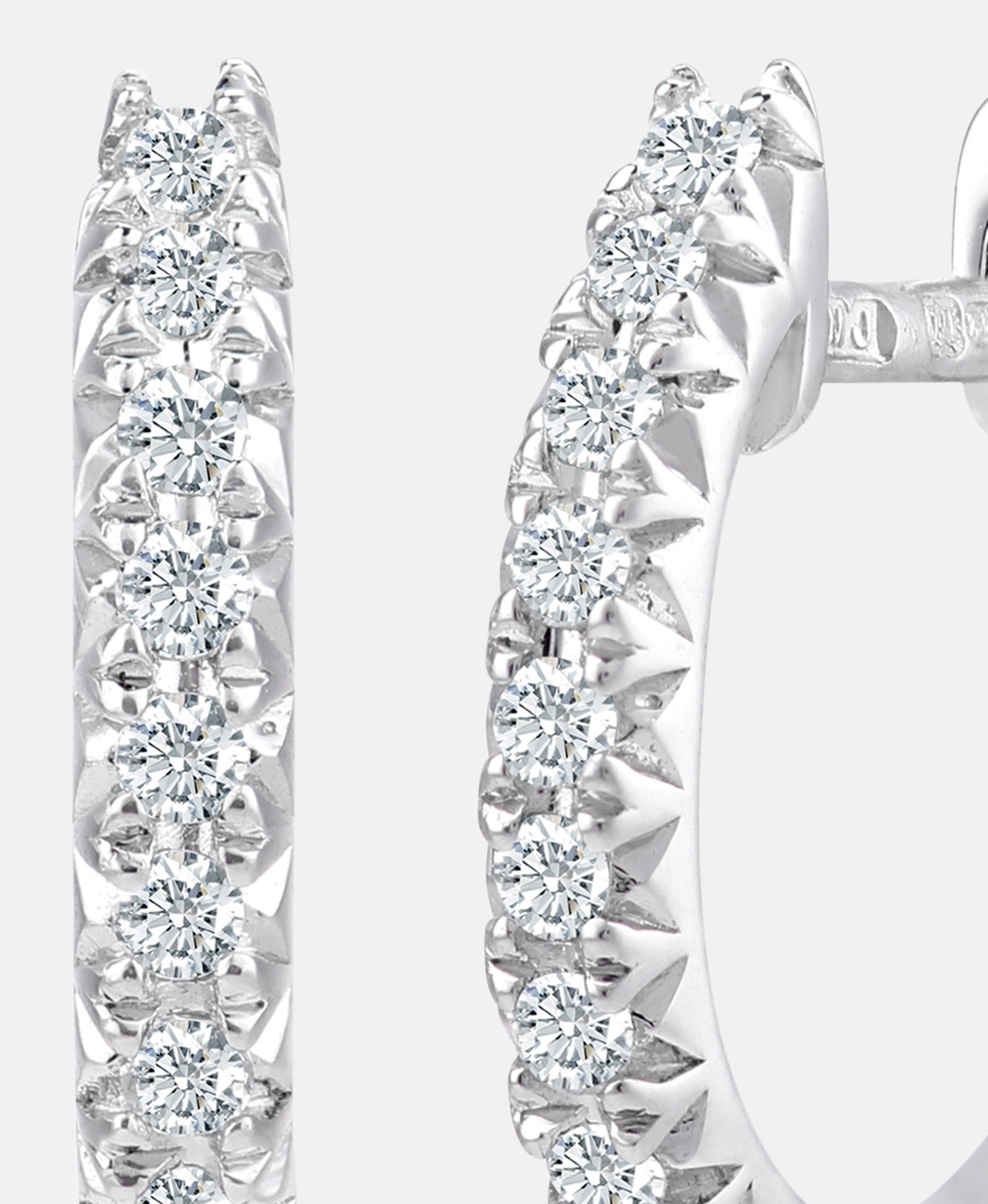 DIAMANT LETERNEL Earrings Silver
