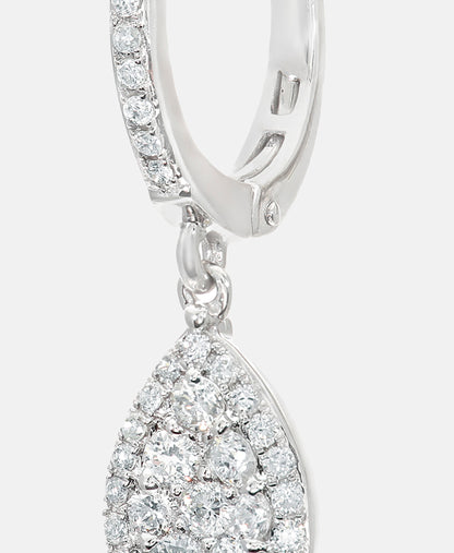 Ohrhänger aus 750 Weißgold mit 0.60 Karat Diamant