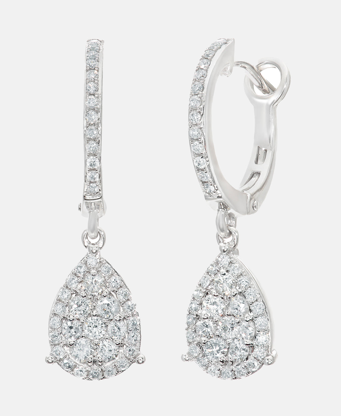 Ohrhänger aus 750 Weißgold mit 0.60 Karat Diamant