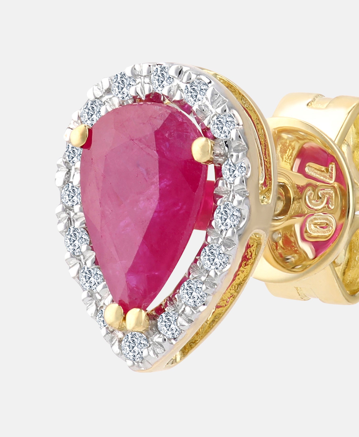 DIAMANT LETERNEL Earrings Dark pink