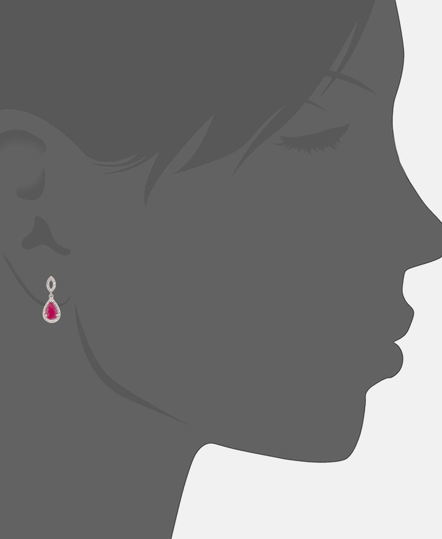 DIAMANT LETERNEL Earrings Silver