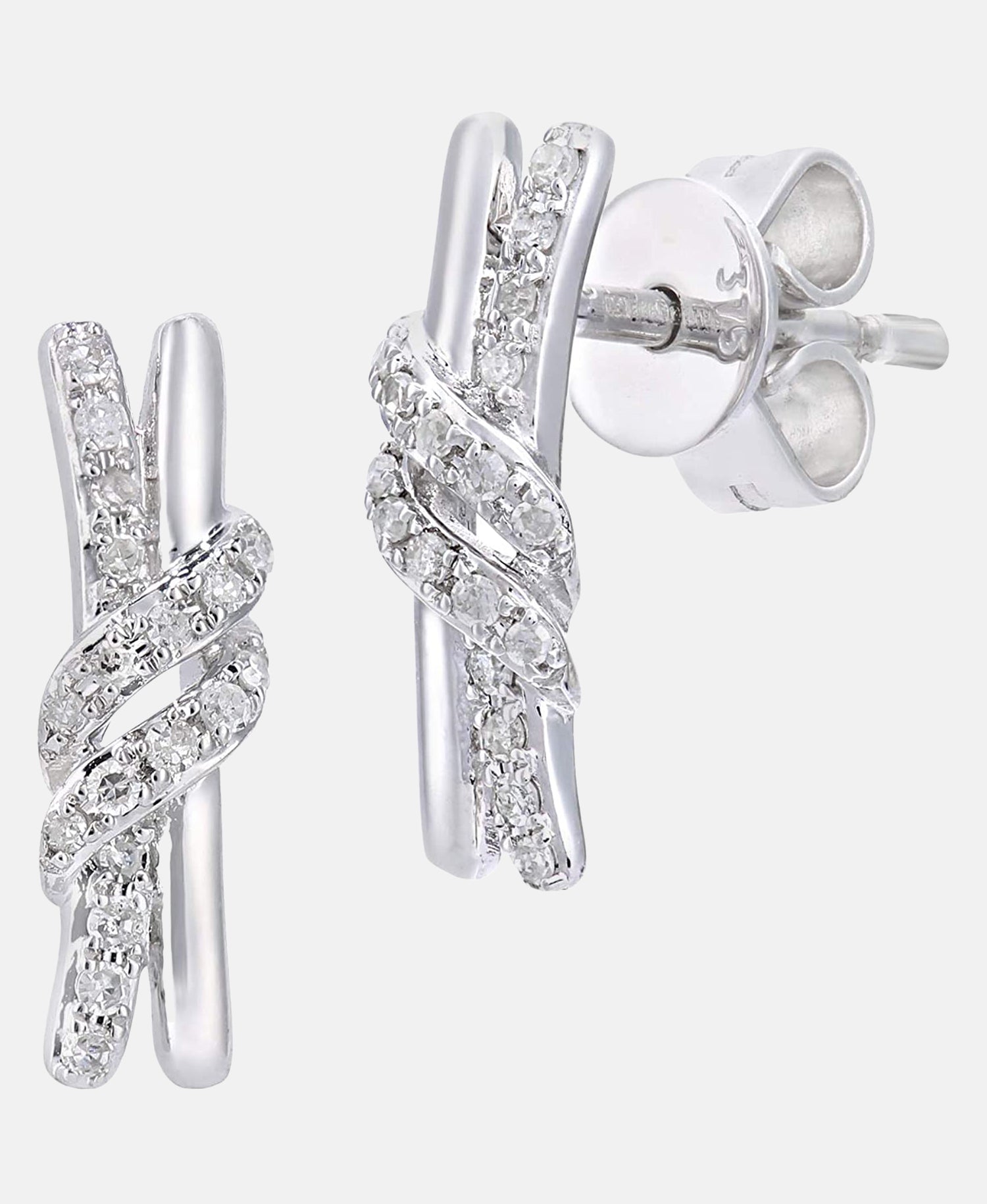 DIAMANT LETERNEL Earrings Silver