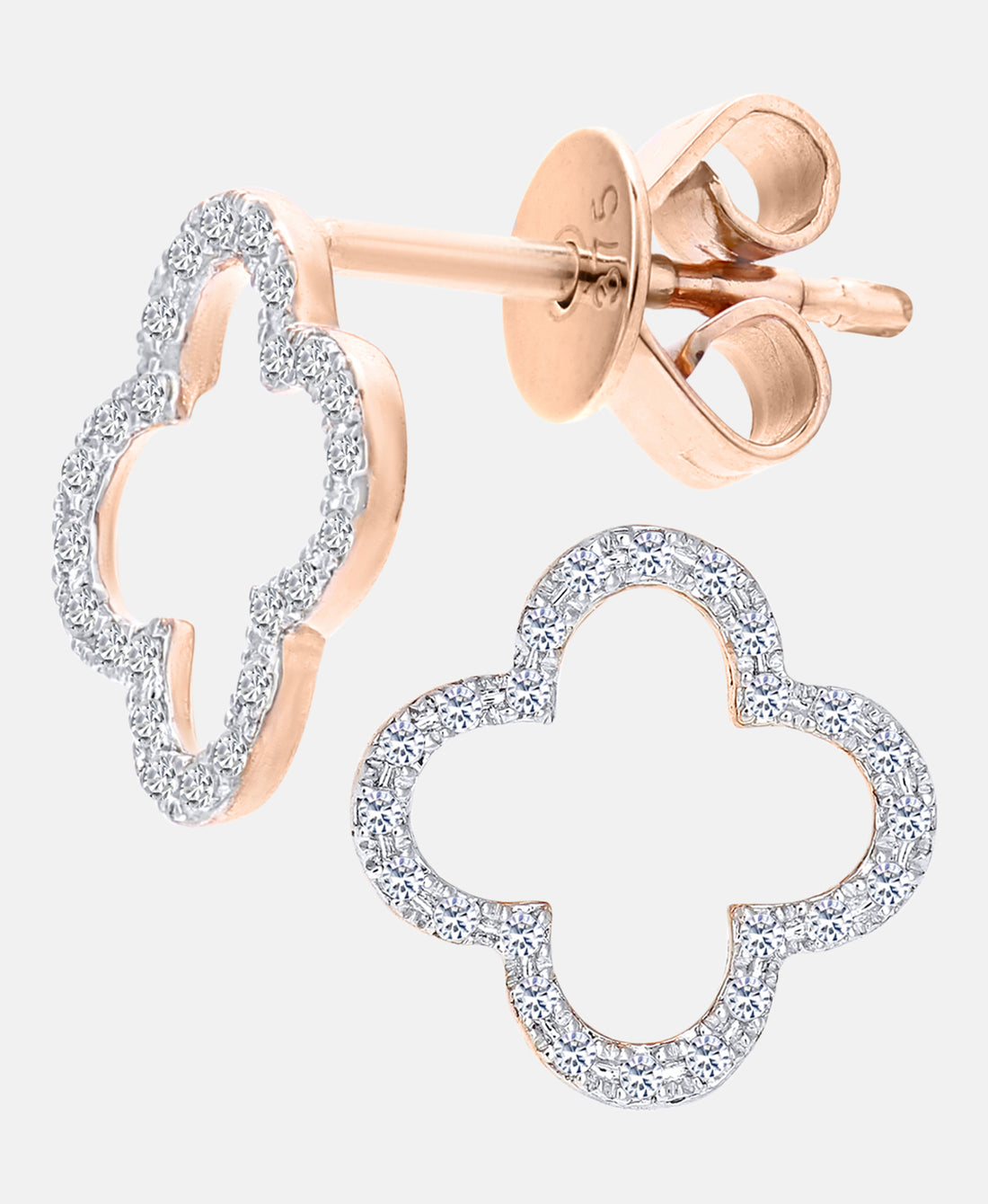 DIAMANT LETERNEL Earrings Rose gold