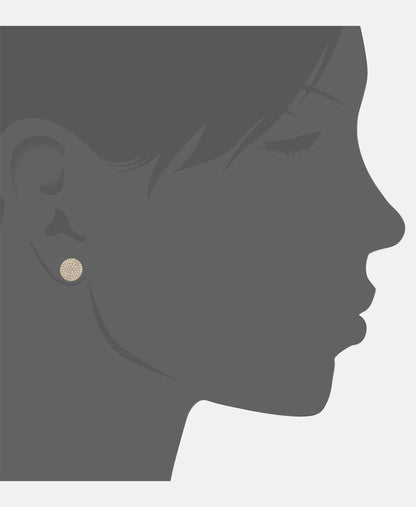 Ohrstecker aus 375 Gelbgold mit Diamant