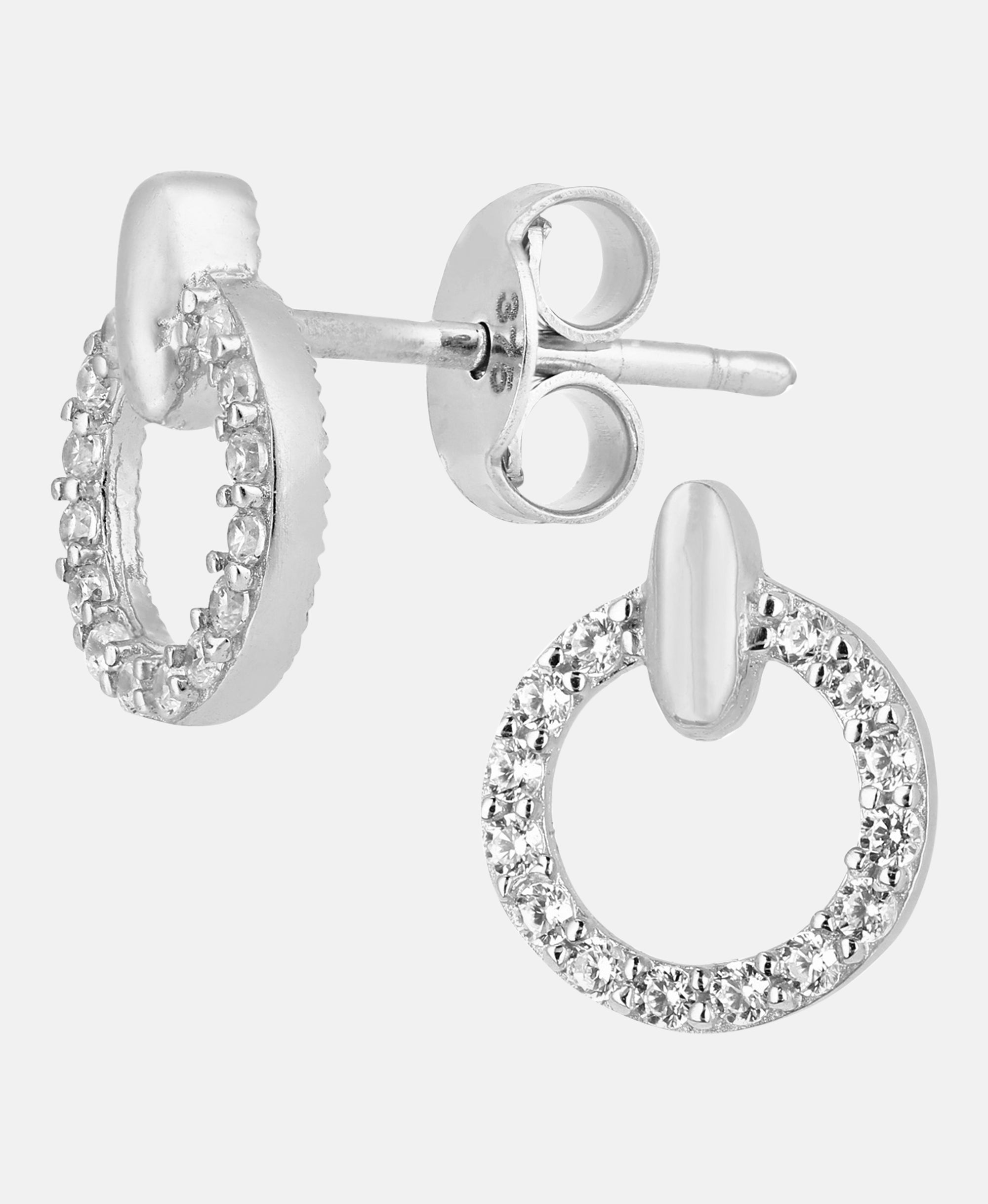 DIAMANT LETERNEL Earrings Silver