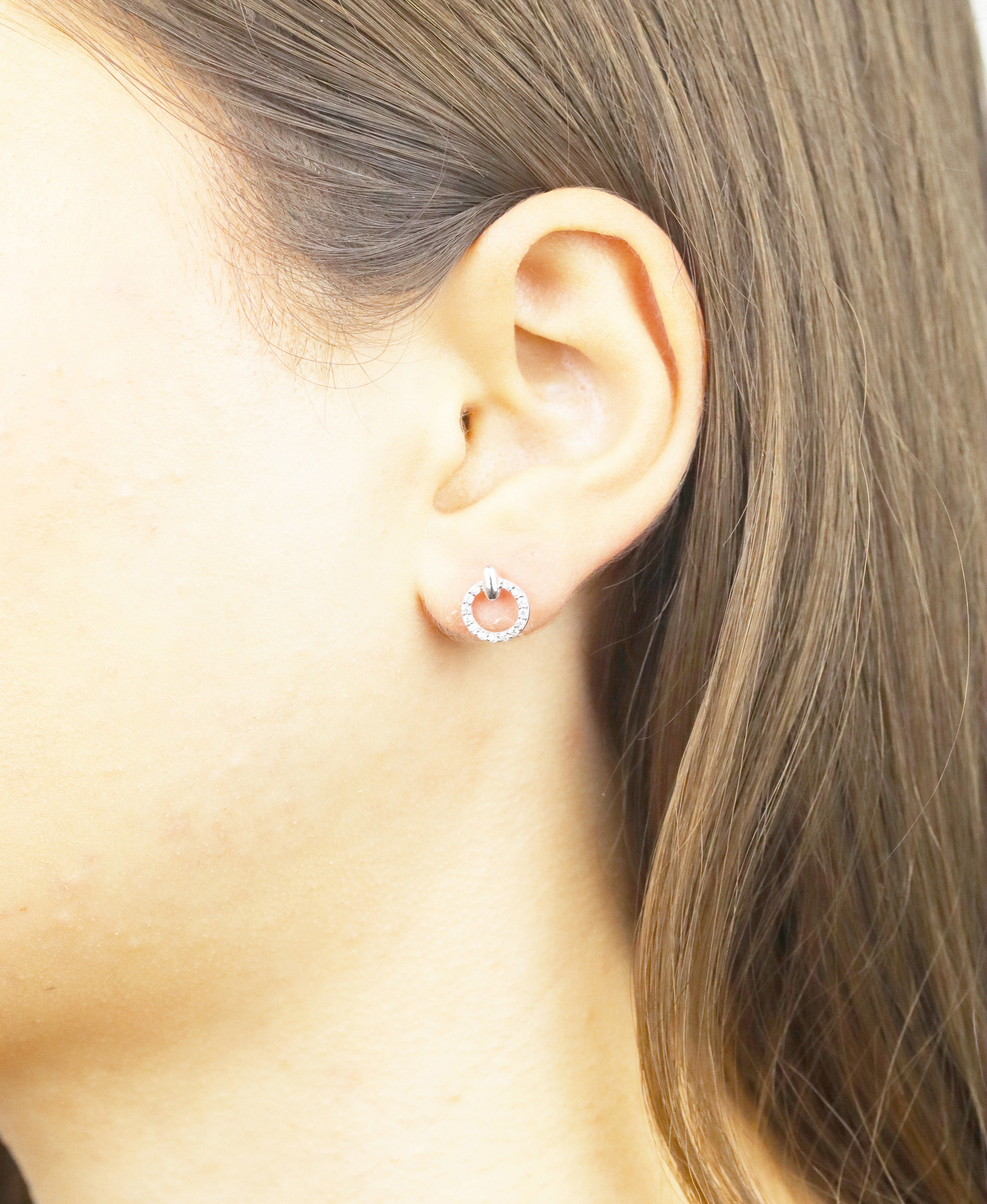DIAMANT LETERNEL Earrings Silver