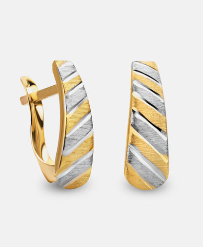 Hoop earrings in 585 (14K) Gold