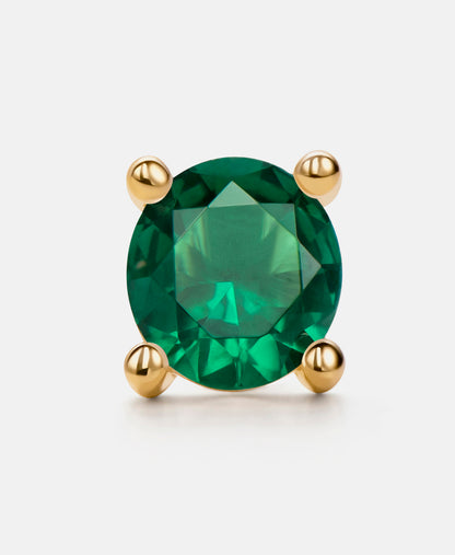 Stud earrings in 585 (14K) Yellow Gold with Cubic Zirconia