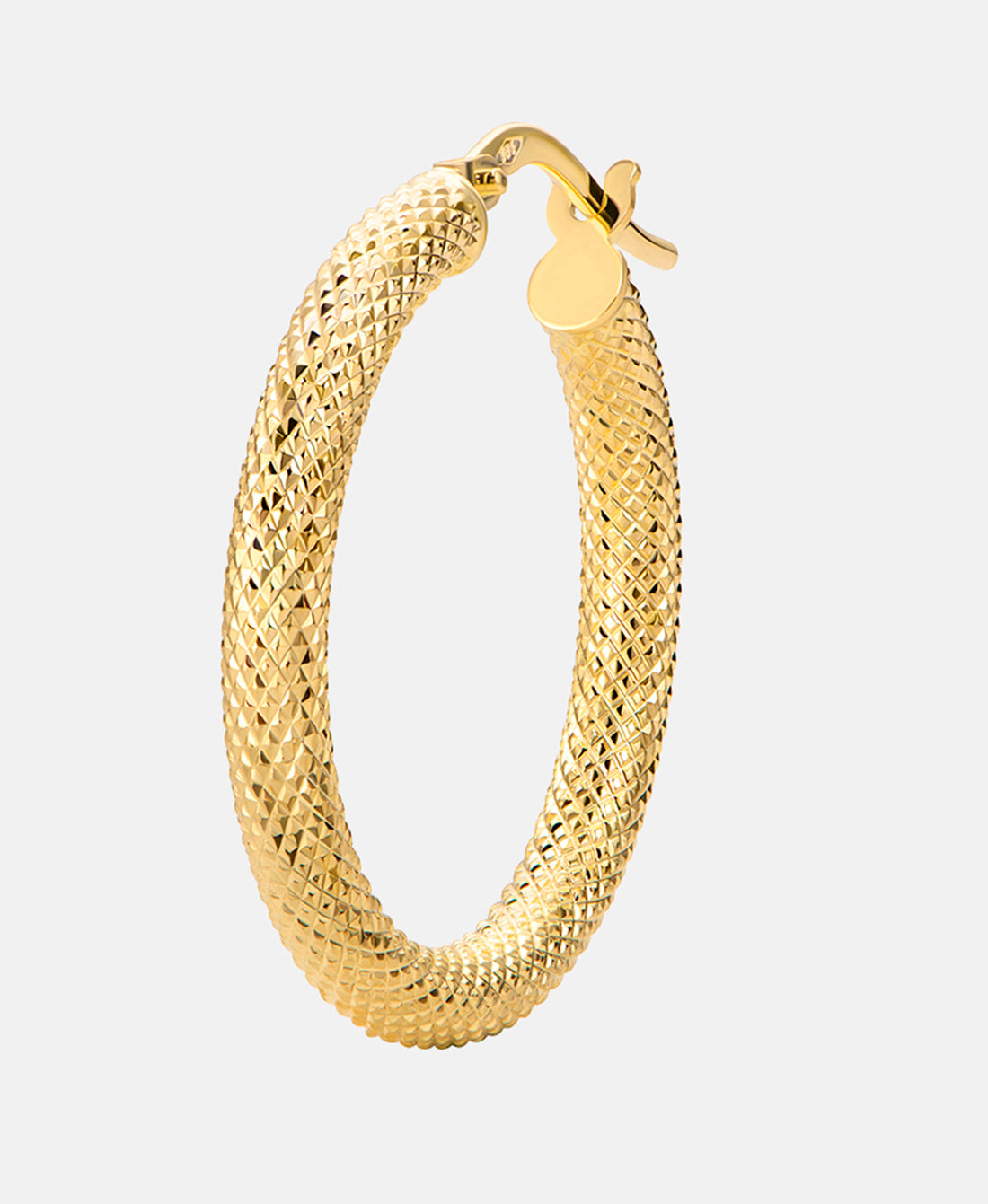 Hoop earrings in 585 (14K) Yellow Gold