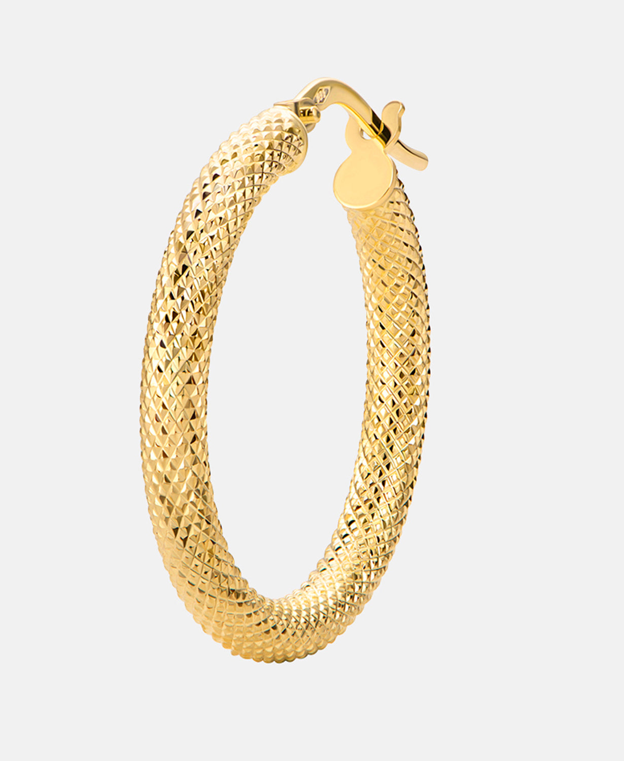 Hoop earrings in 585 (14K) Yellow Gold