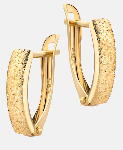 Hoop earrings in 585 (14K) Yellow Gold