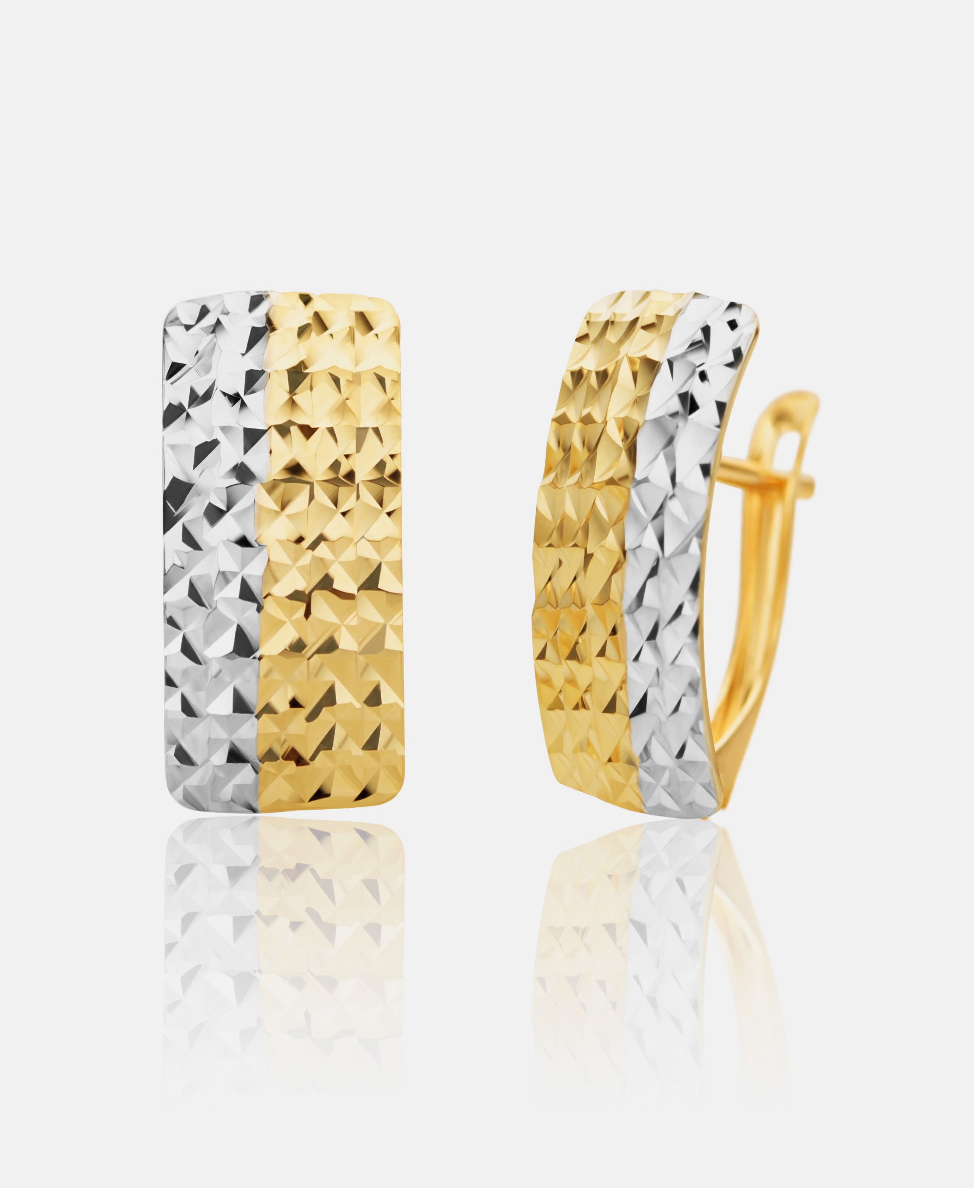 Hoop earrings in 585 (14K) Gold